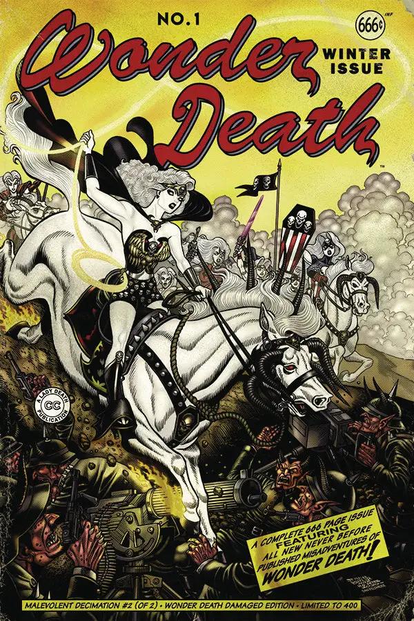 Lady Death Malevolent Decimation #2 (Of 2) Wonder Death Dama Wonder Woman 1 Homage (10/26/2022) Coffin