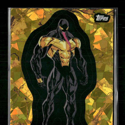 /125 2025 Topps Marvel Comic Book Heroes All-New Venom Gold Cracked Ice