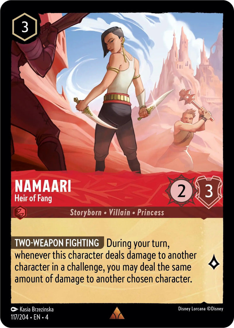 Namaari - Heir of Fang (117/204) - Ursulas Return Cold Foil