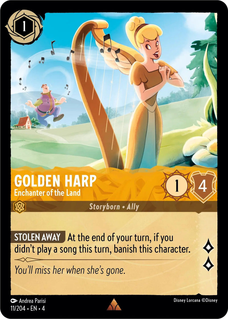 Golden Harp - Enchanter of the Land (11/204) - Ursulas Return Cold Foil