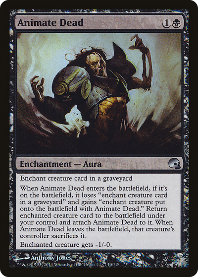 Animate Dead (GRV-016) - Premium Deck Series: Graveborn Foil