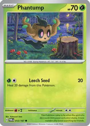 Phantump 012/167 - SV06 Twilight Masquerade Reverse Holofoil