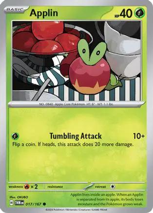 Applin 017/167 - SV06 Twilight Masquerade Reverse Holofoil