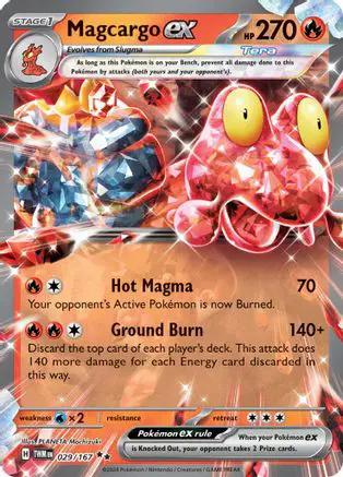 Magcargo ex 029/167 - SV06 Twilight Masquerade Holofoil
