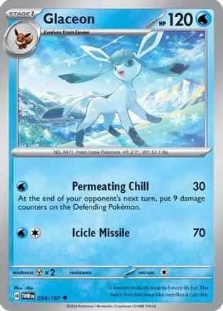 Glaceon 054/167 - SV06 Twilight Masquerade Reverse Holofoil