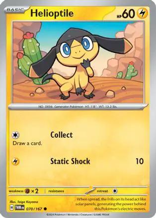 Helioptile 070/167 - SV06 Twilight Masquerade Reverse Holofoil