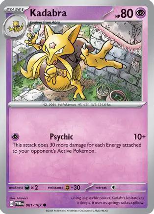 Kadabra 081/167 - SV06 Twilight Masquerade