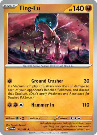 Ting-Lu 110/167 - SV06 Twilight Masquerade Reverse Holofoil