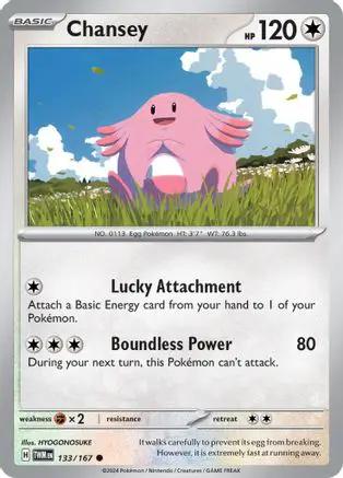 Chansey 133/167 - SV06 Twilight Masquerade Reverse Holofoil