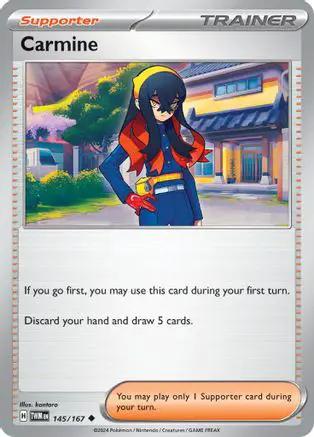 Carmine 145/167 - SV06 Twilight Masquerade Reverse Holofoil