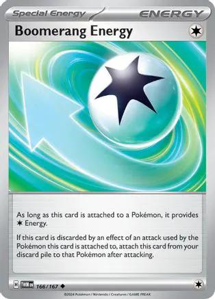 Boomerang Energy 166/167 - SV06 Twilight Masquerade Reverse Holofoil