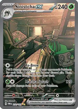 Sinistcha ex 210/167 - SV06 Twilight Masquerade Holofoil