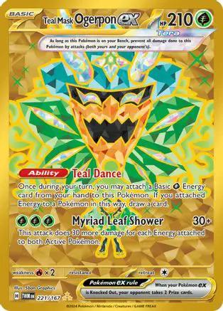 Teal Mask Ogerpon ex 221/167 - SV06 Twilight Masquerade Holofoil