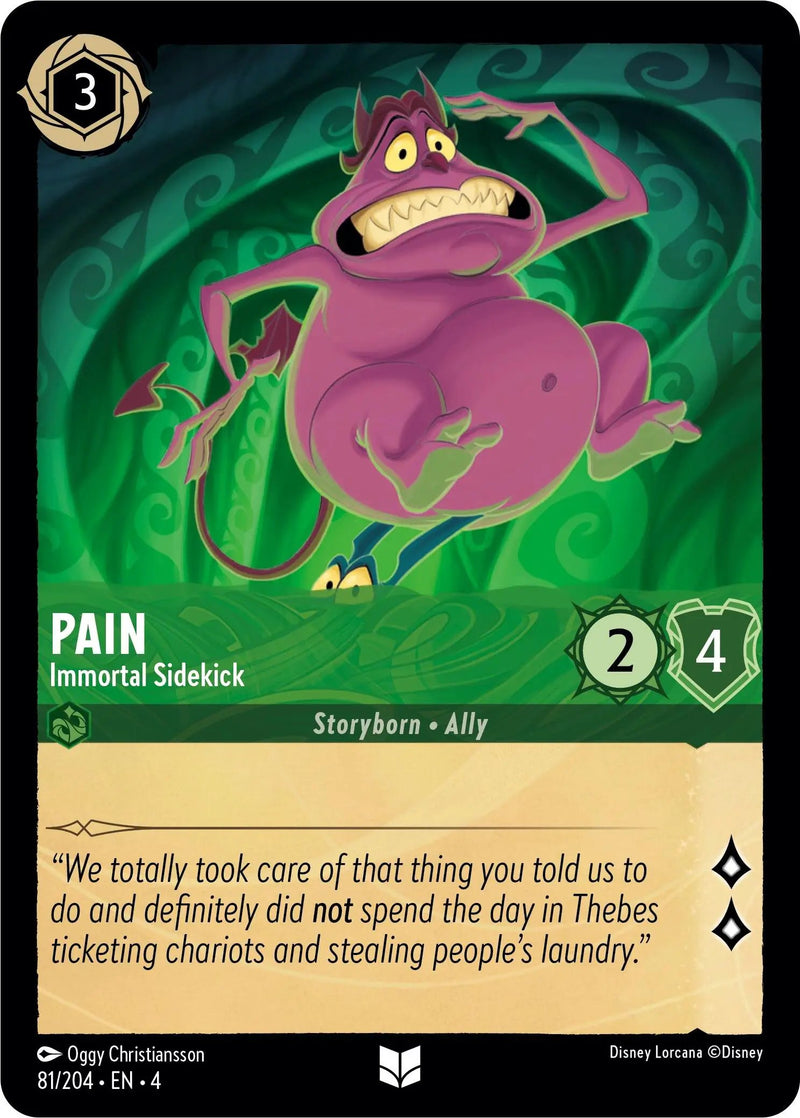 Pain - Immortal Sidekick (81/204) - Ursulas Return Cold Foil