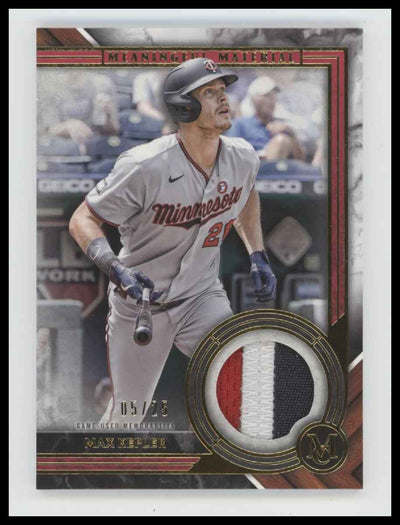 2022 Topps Meaningful Materials Relics Gold Max Kepler #/25 #MMR1-MK