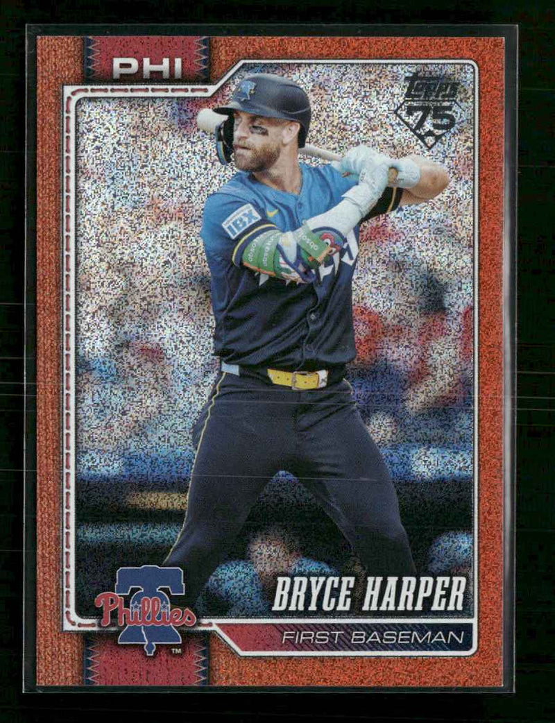 2026 Topps Orange Sandglitter Bryce Harper #/25 #250