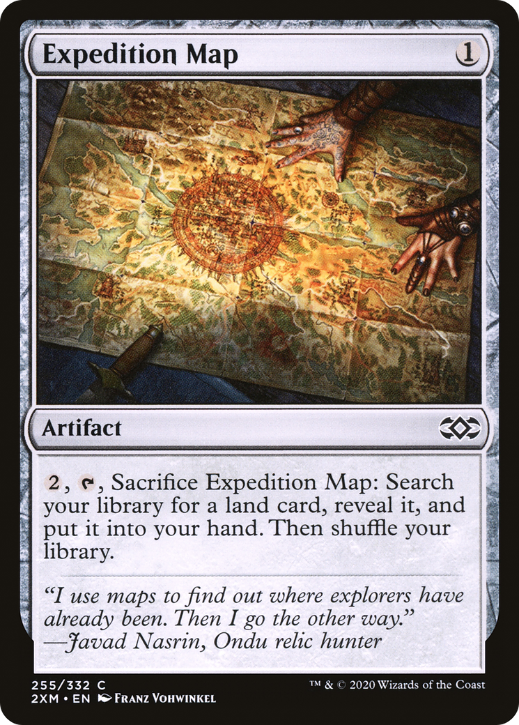 Expedition Map (2XM-255) - Double Masters Foil