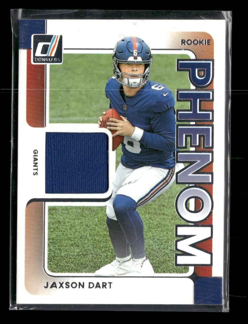 2025 Donruss Rookie Phenom Jerseys Jaxson Dart #RPJ-JDT