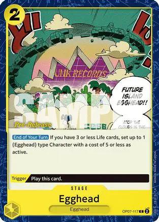 Egghead (OP07-117) - 500 Years in the Future Pre-Release Cards