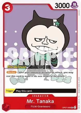 Mr. Tanaka (OP07-008) - 500 Years in the Future Pre-Release Cards