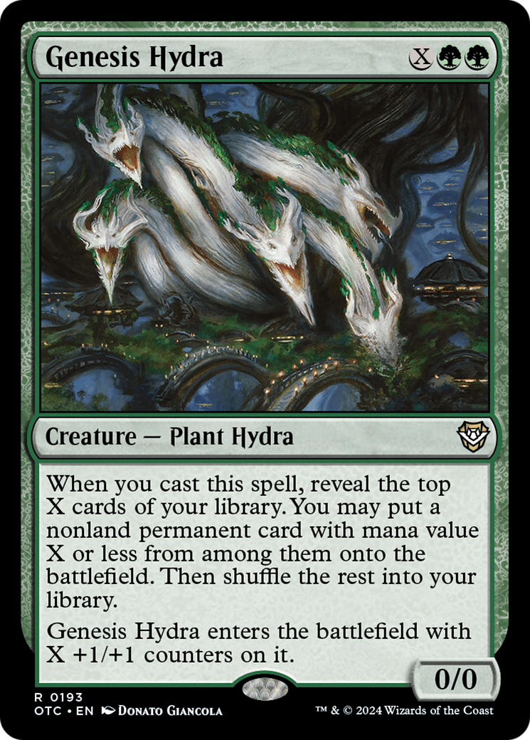 Genesis Hydra (OTC-193) - Outlaws of Thunder Junction Commander