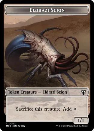 Eldrazi Scion (Ripple Foil) // Eldrazi Spawn Double-Sided Token (M3C-3 // 2) - Modern Horizons 3 Commander Foil