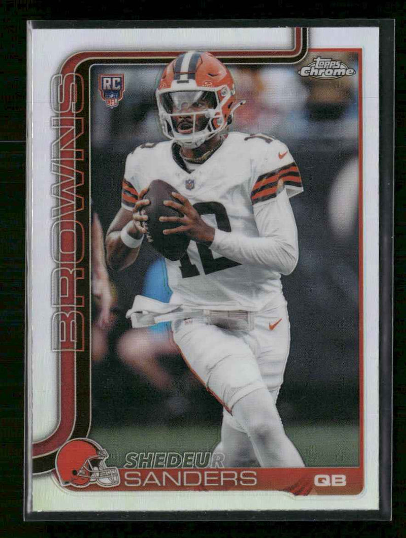 2025 Topps Chrome Refractor Shedeur Sanders Rookie #315