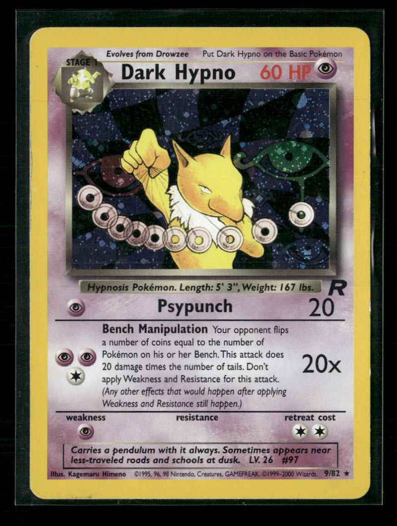 Team Rocket Dark Hypno (9) #09/82