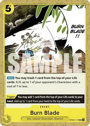 Burn Blade (OP08-117) - Two Legends