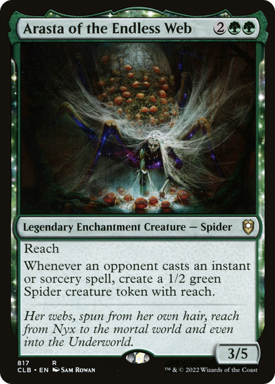 Arasta of the Endless Web (CLB-817) - Commander Legends: Battle for Baldur's Gate: (enchantment)