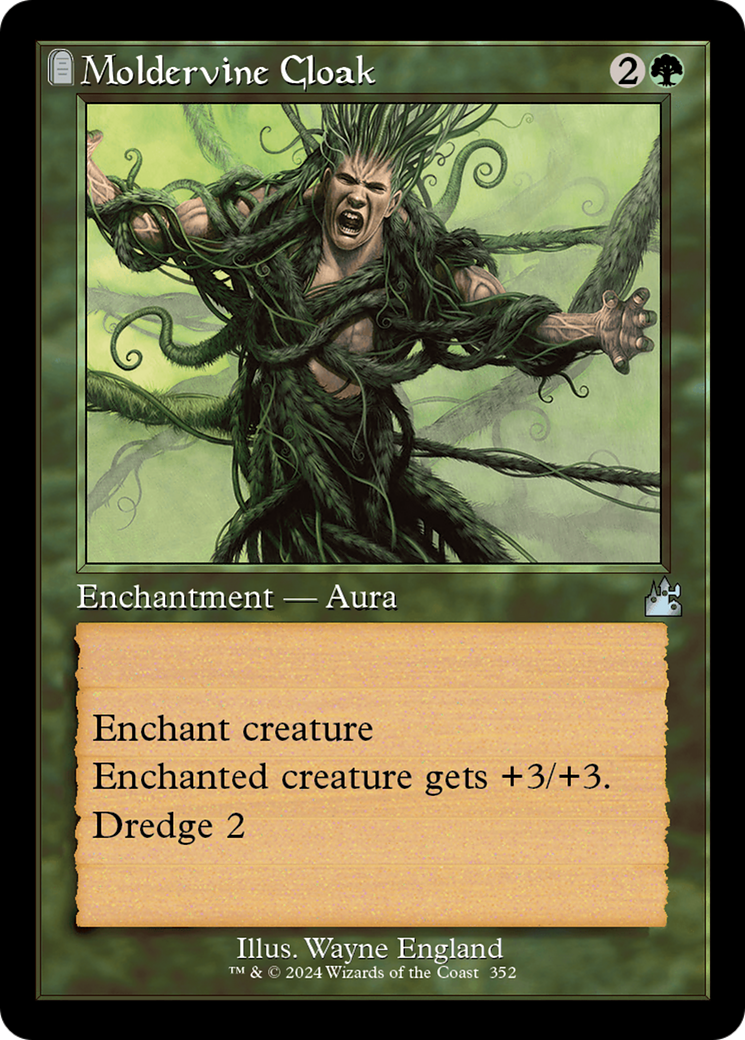Moldervine Cloak (RVR-352) - Ravnica Remastered: (tombstone)