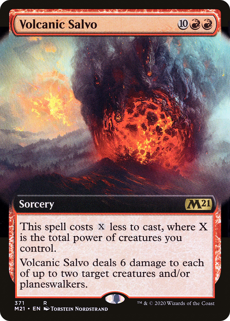 Volcanic Salvo (M21-371) - Core Set 2021: (Extended Art)