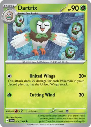 Dartrix 004/064 - SV Shrouded Fable Reverse Holofoil