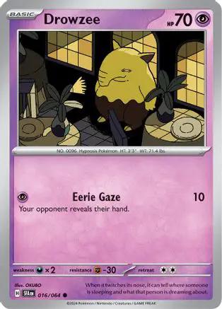 Drowzee 016/064 - SV Shrouded Fable Reverse Holofoil