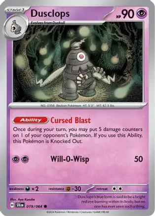 Dusclops 019/064 - SV Shrouded Fable Reverse Holofoil