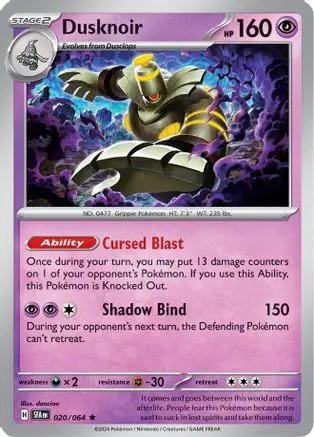 Dusknoir 020/064 - SV Shrouded Fable Reverse Holofoil