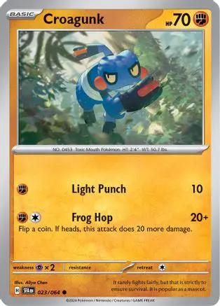 Croagunk 023/064 - SV Shrouded Fable Reverse Holofoil