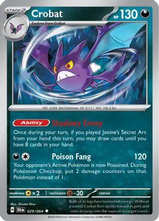 Crobat 029/064 - SV Shrouded Fable Reverse Holofoil