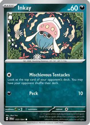 Inkay 033/064 - SV Shrouded Fable Reverse Holofoil