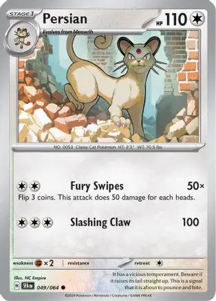 Persian 049/064 - SV Shrouded Fable Reverse Holofoil