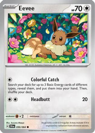 Eevee 050/064 - SV Shrouded Fable Reverse Holofoil
