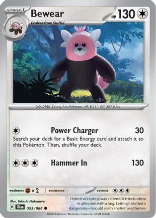 Bewear 053/064 - SV Shrouded Fable Reverse Holofoil