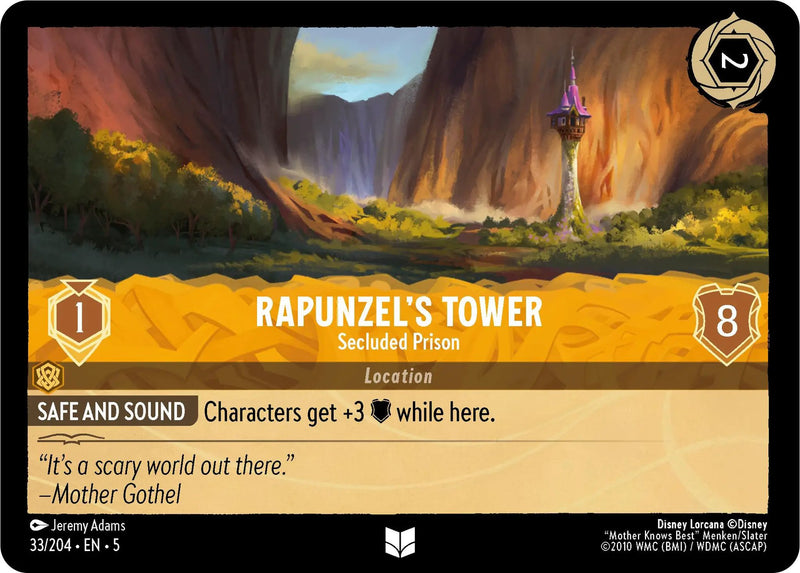 Rapunzel's Tower - Secluded Prison (33/204) - Shimmering Skies Cold Foil