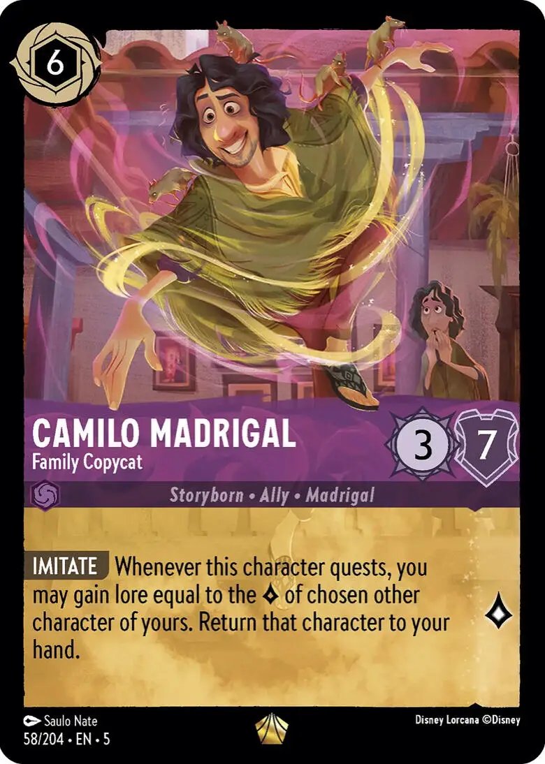 Camilo Madrigal - Family Copycat (58/204) - Shimmering Skies Cold Foil