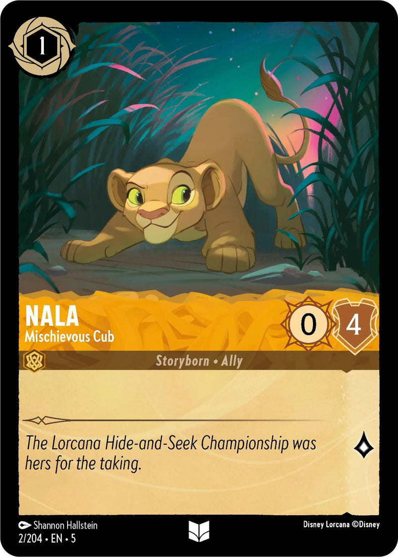 Nala - Mischievous Cub (2/204) - Shimmering Skies Cold Foil