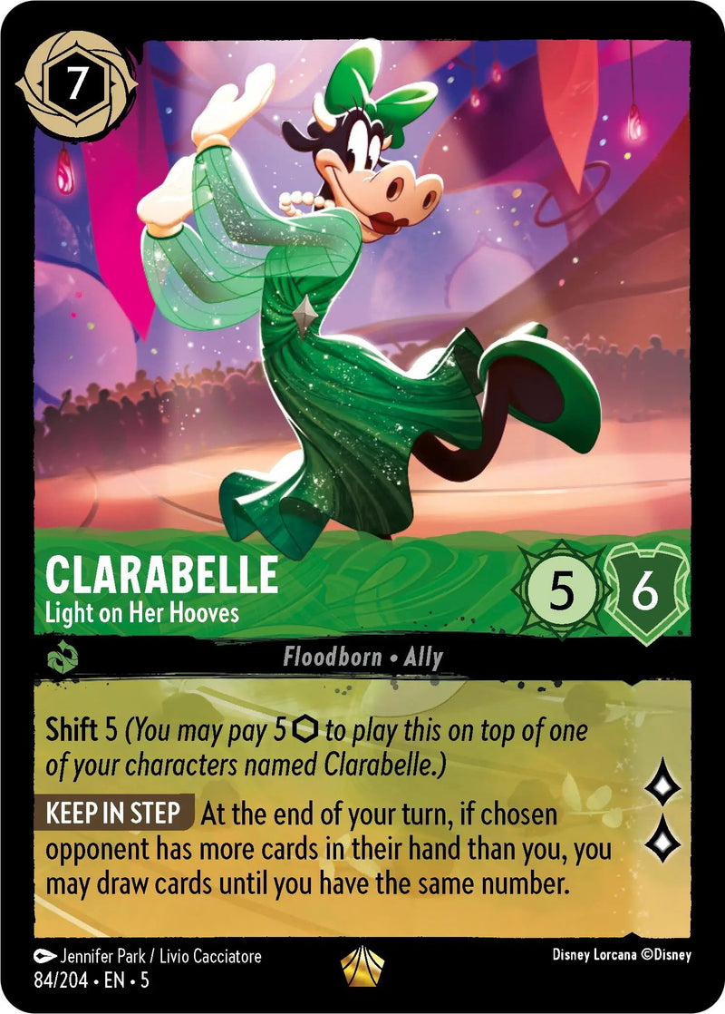 Clarabelle - Light on Her Hooves (84/204) - Shimmering Skies Cold Foil