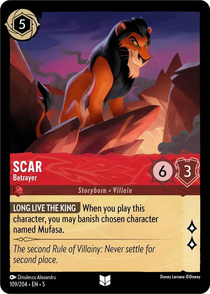 Scar - Betrayer (109/204) - Shimmering Skies Cold Foil