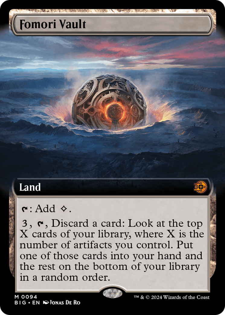 Fomori Vault (BIG-094) - The Big Score: (Extended Art) Foil