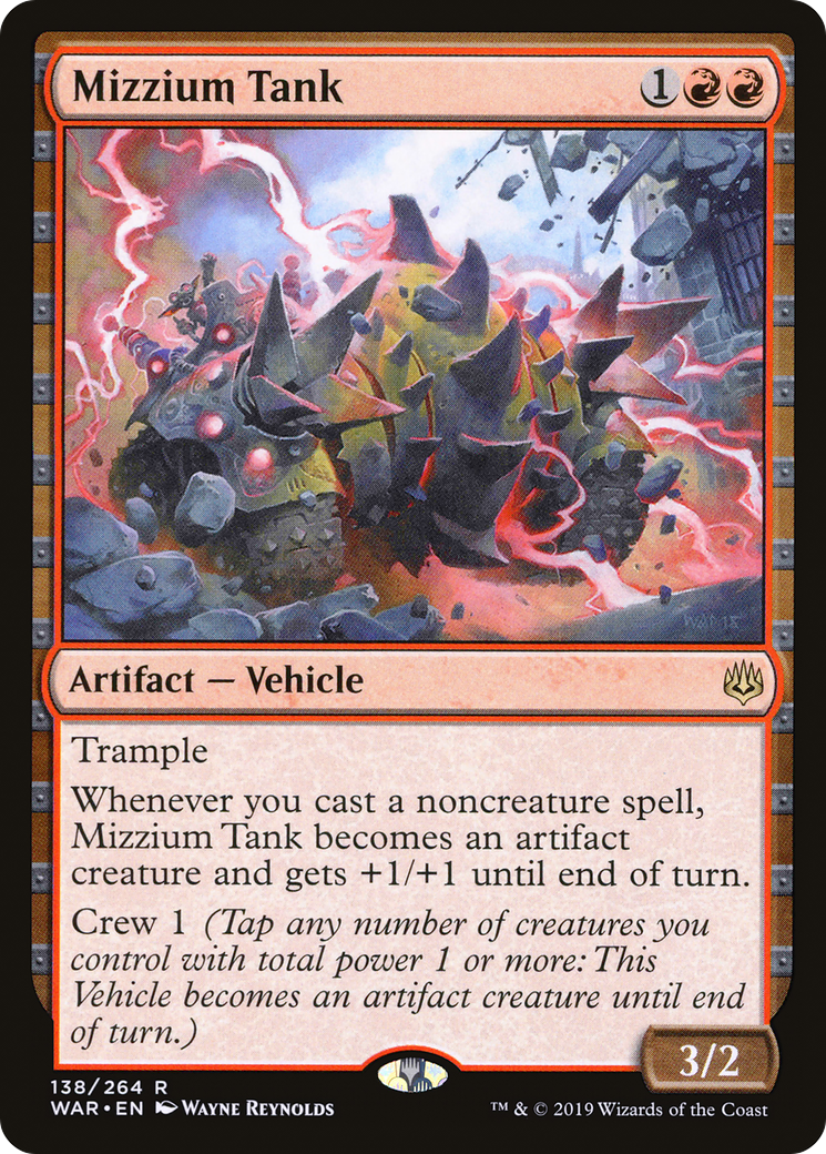 Mizzium Tank (WAR-138) - War of the Spark Foil