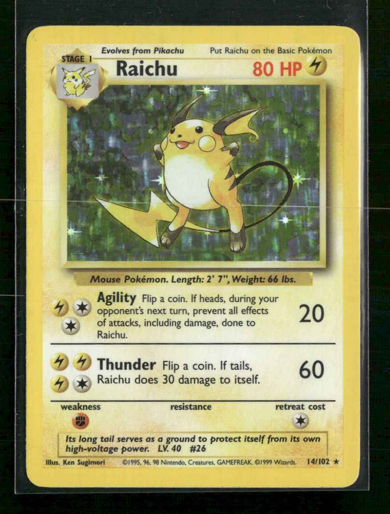 Base Set Raichu #014/102
